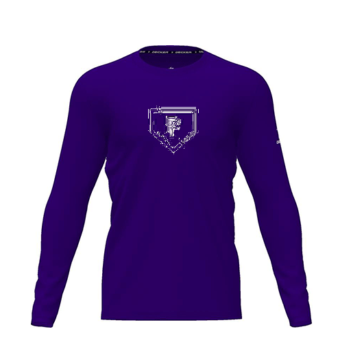 [FTLCDFPP-YXS-LOGO1] Dri Fit Performance T-Shirt (Youth XS, Purple, Logo 1, Long Sleeve)