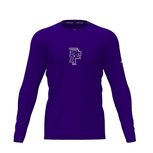 [FTLCDFPP-YXS-LOGO3] Dri Fit Performance T-Shirt (Youth XS, Purple, Logo 3, Long Sleeve)