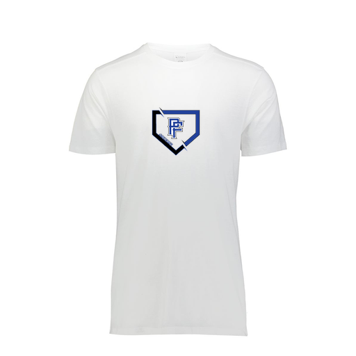 [FTSCUBWH-AS-LOGO1] Decker Men's Tri-Blend T-Shirt - Short Sleeve (Adult S, White, Logo 1)