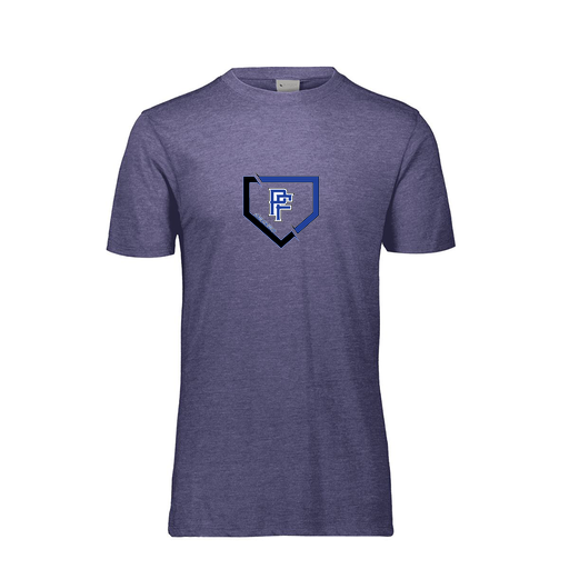 [FTSCUBRY-AS-LOGO1] Decker Men's Tri-Blend T-Shirt - Short Sleeve (Adult S, Royal, Logo 1)