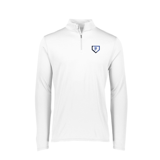 [FTLQFLWH-FAXS-LOGO1] Decker Women's Flex-Lite 1/4 Zip Shirt (Female Adult XS, White, Logo 1)