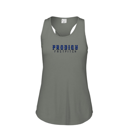 [FT0TUBGY-FAS-LOGO2] Ladies Tri Blend Tank Top (Female Adult S, Gray, Logo 2)