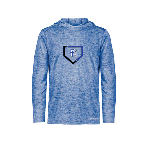 [FOLHCGRY-AS-LOGO1] Decker Men's Charge Hoodie (Adult S, Royal, Logo 1)