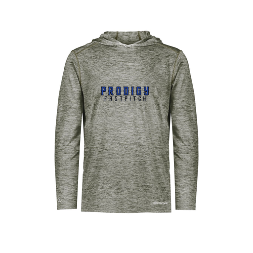 [FOLHCGGY-AS-LOGO2] Decker Men's Charge Hoodie (Adult S, Gray, Logo 2)