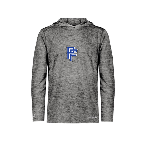 [FOLHCGBK-YS-LOGO3] Decker Youth Charge Hoodie (Youth S, Black, Logo 3)