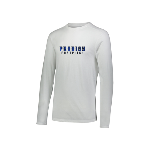 [FTLCUBWH-YS-LOGO2] Decker Youth Tri-Blend T-Shirt - Long Sleeve (Youth S, White, Logo 2)